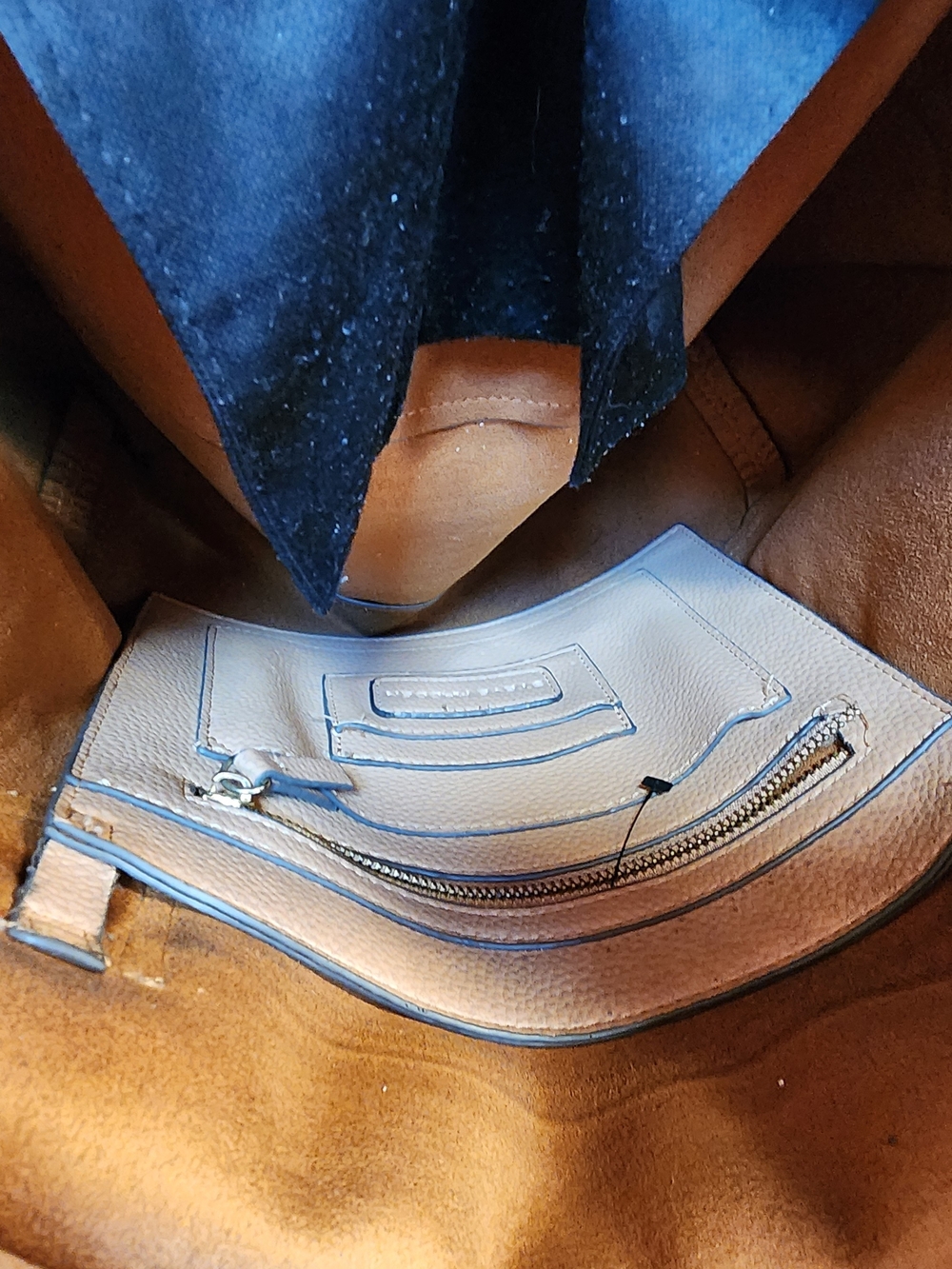 Steve Madden Camel Tote Bag - Picture 3 of 8